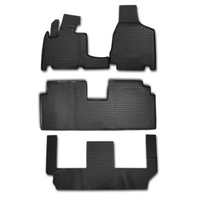 Dodge Grand Caravan Floor Mats - Omac - Rubber TPE - Black - '08-'20